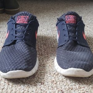 Nike SB Janoski Shoes - Navy blue/orange